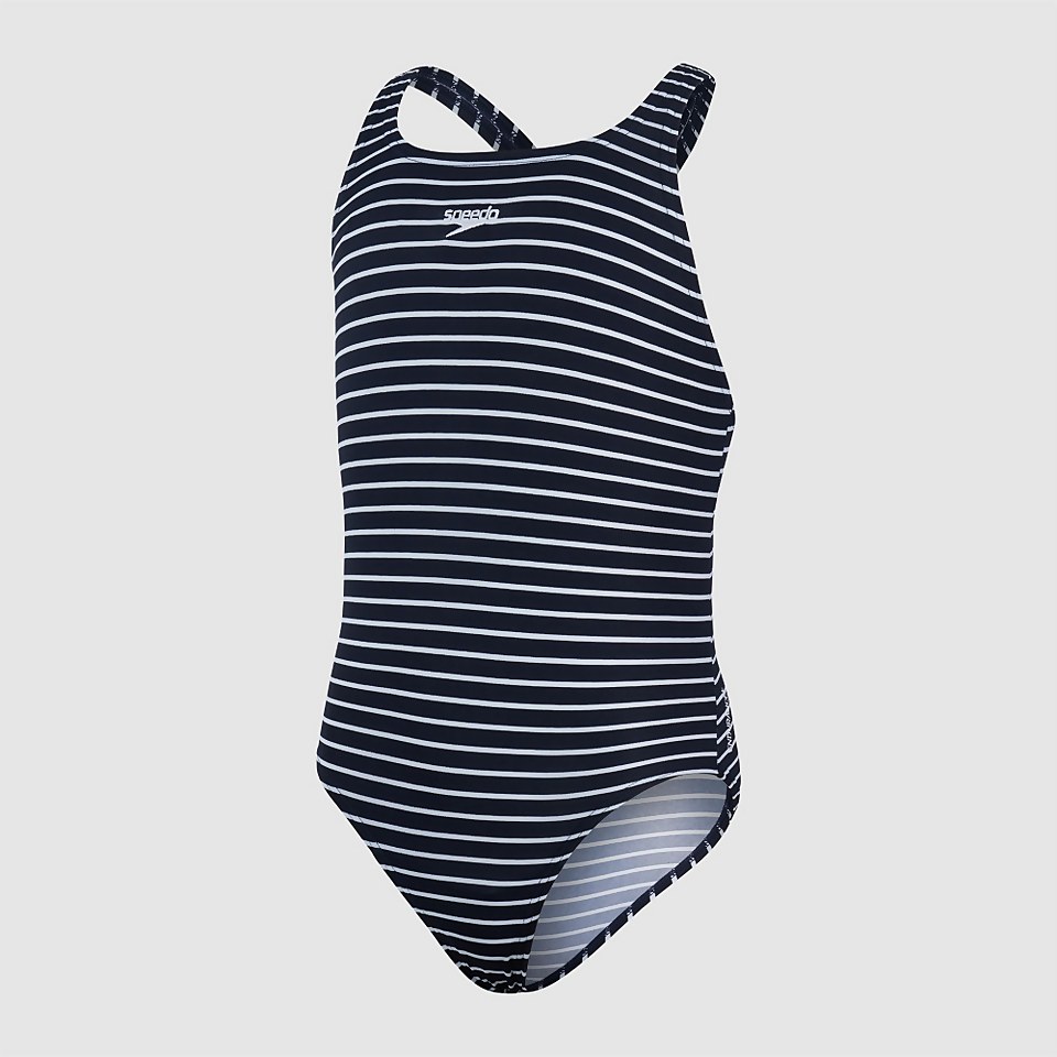 Maillot de bain Filles Essential Endurance+ Medalist bleu marine