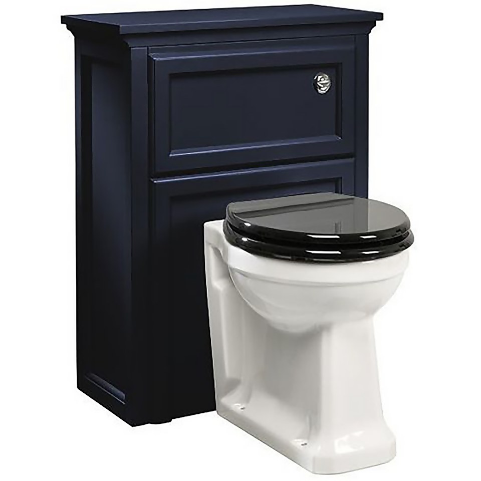 Bathstore Savoy Toilet Unit Navy Blue Homebase