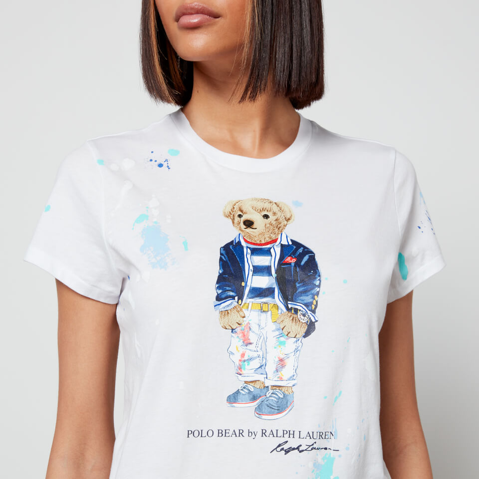 Ralph lauren tshirt bear discount