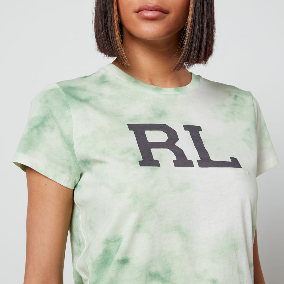 Polo Ralph Lauren Women s Rl Tie Dye Short Sleeve T Shirt Outback Green Nevis XS Coggles
