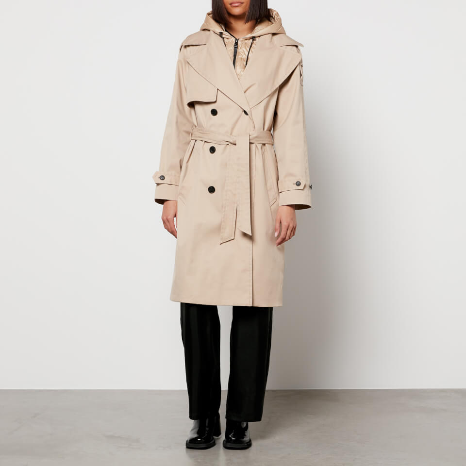 Mackage Women s Trisha Trench Coat with Hood Beige Coggles