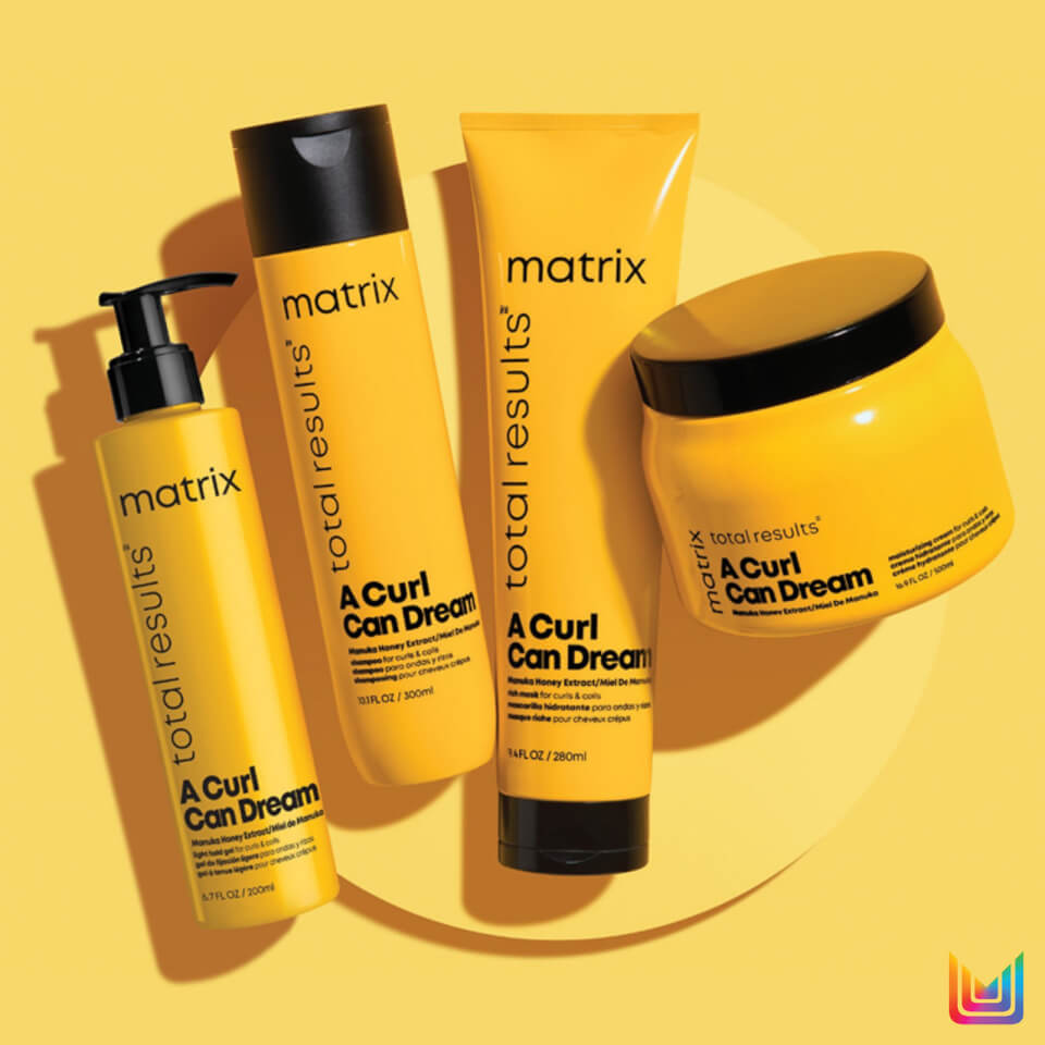 Matrix Total Results A Curl Can Dream Manuka Honey Infused Rich Hair Mask for Curls and Coils 280ml