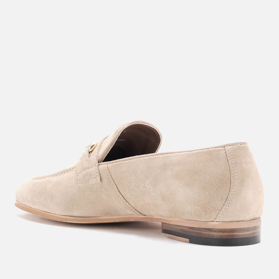 Cream suede loafers sales