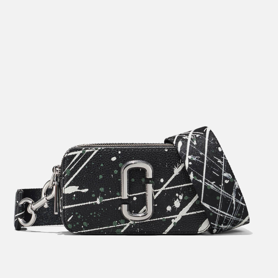 Marc Jacobs Women's Snapshot Splatter Paint Bag - Black Multi