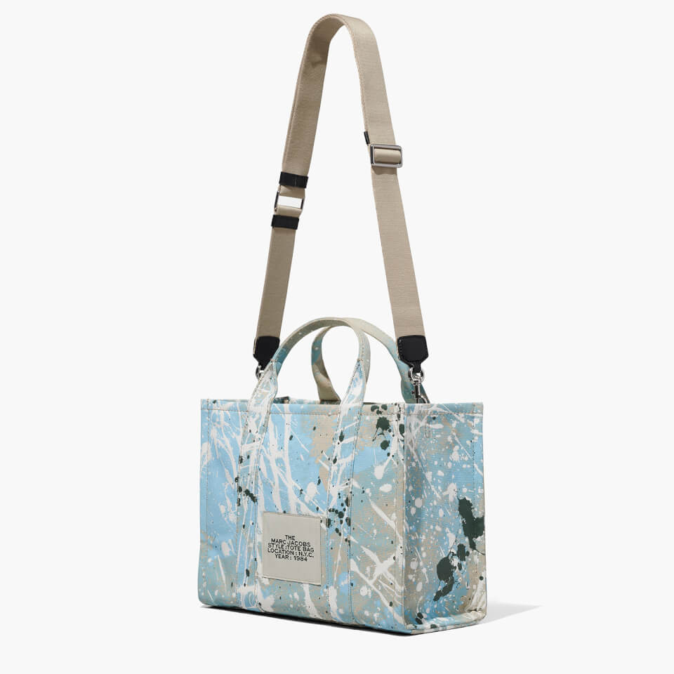 Marc Jacobs The Medium Splatter Paint Canvas Tote Bag