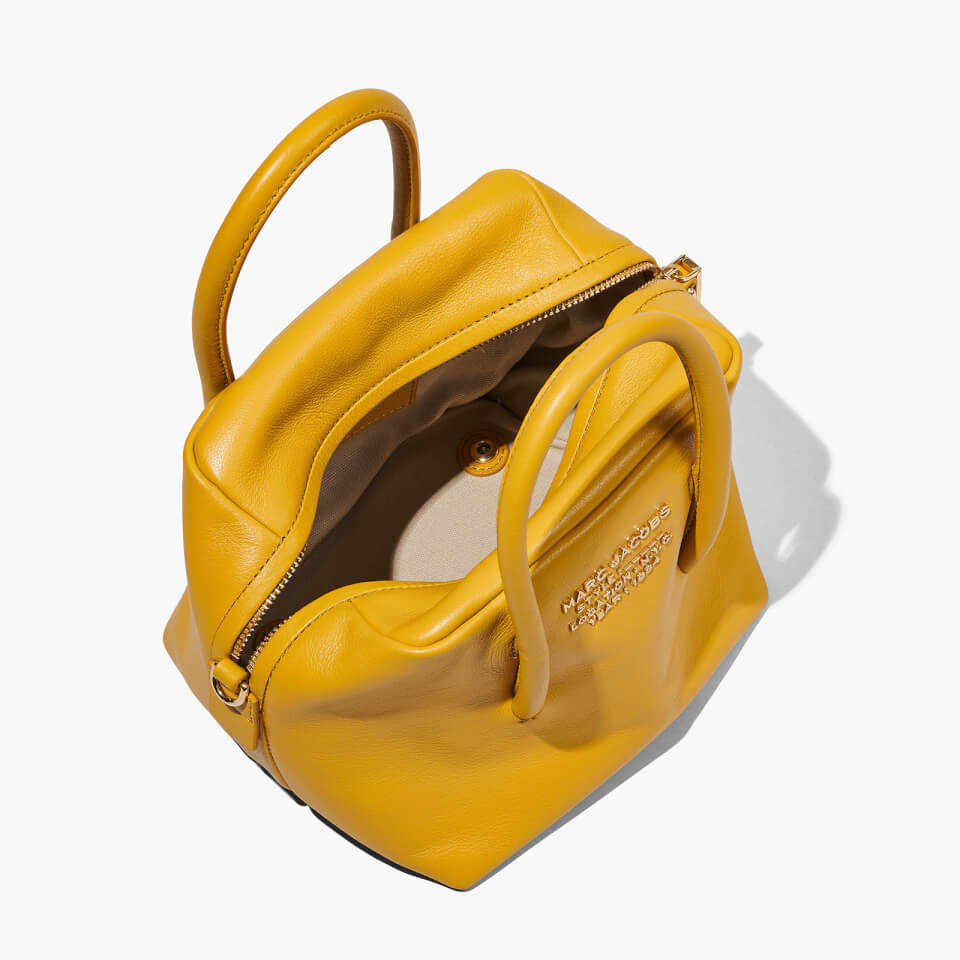 Luxury bag - Small Givenchy bag in black leather with yellow fluorescent  details