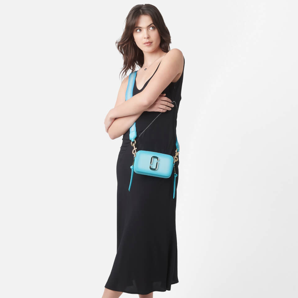 Marc Jacobs Women's Snapshot Fluoro Bag - Blue Glow Multi
