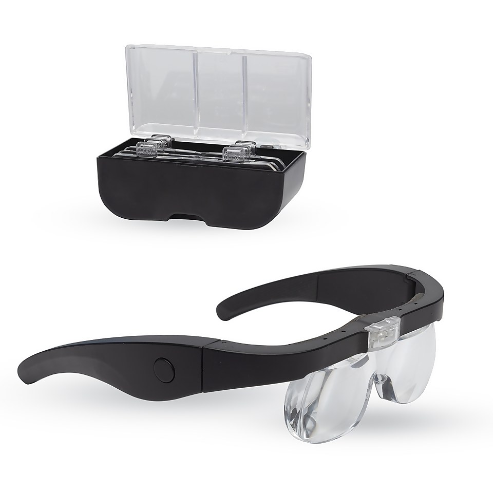 Lightcraft Pro LED Magnifier Glasses
