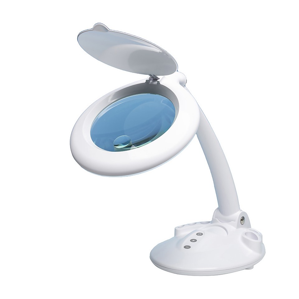 Lightcraft LED Magnifier Lamp Homebase