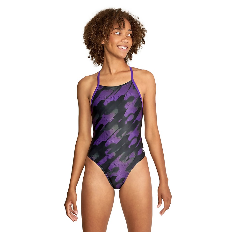 Women's Natural Wonder Crossback One Piece Purple