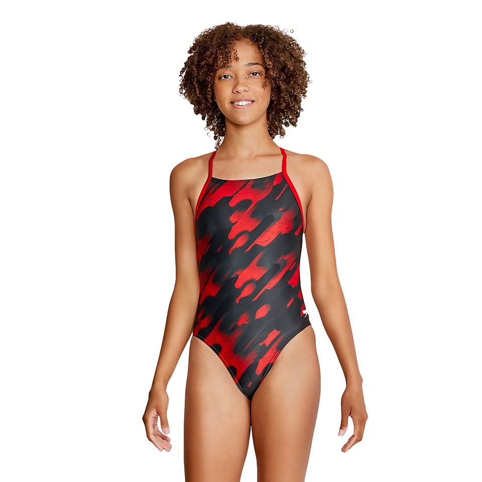 Women's Natural Wonder Crossback One Piece Red