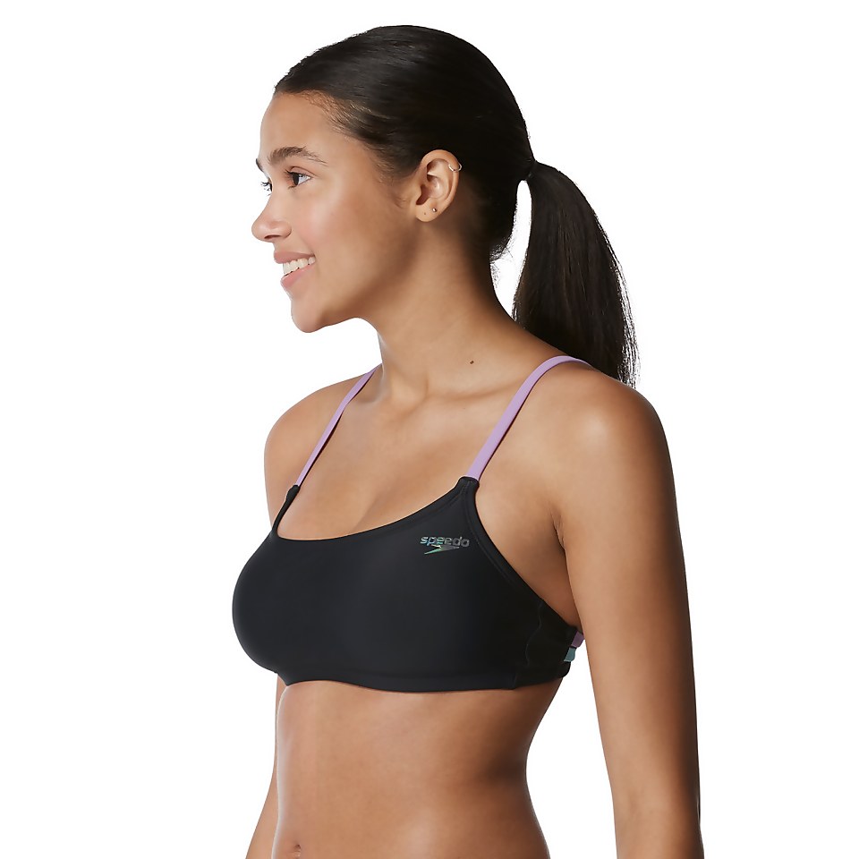 Strappy Scoop Neck Bikini Top