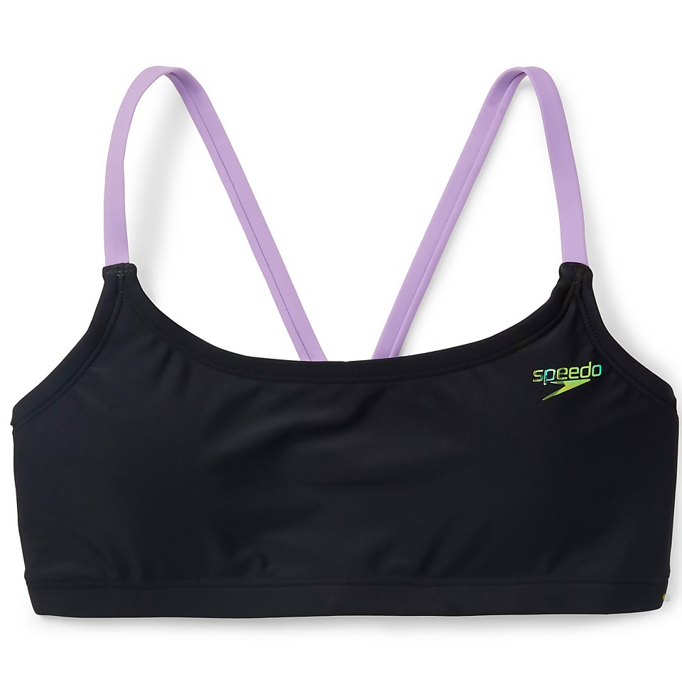 Strappy Scoop Neck Bikini Top