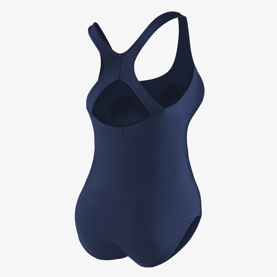 Monopièce Ultraback de taille plus modérée, pour femmes, bleu marine