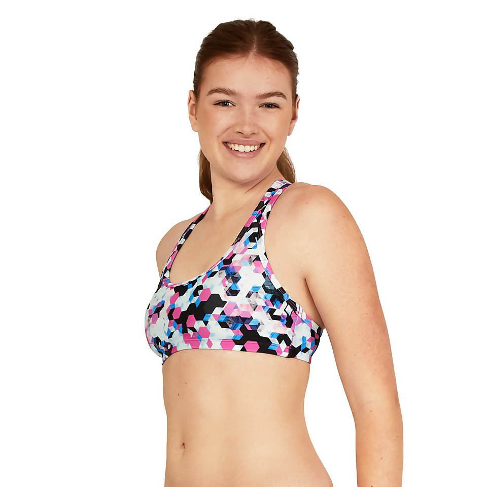 Women's Racerback With Binding Purple