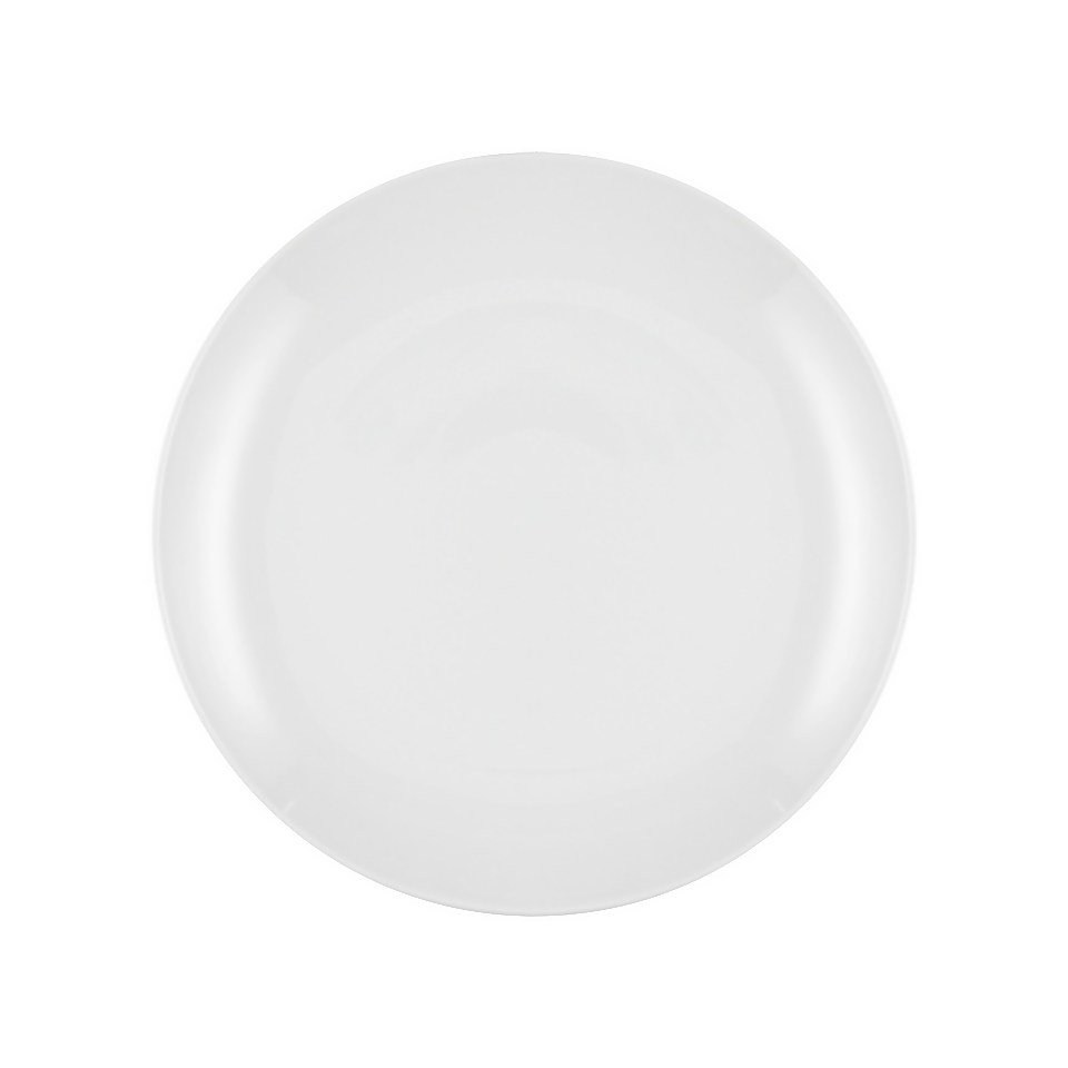 Prep & Cook 12 Piece Dinnerware Set - Porcelain White