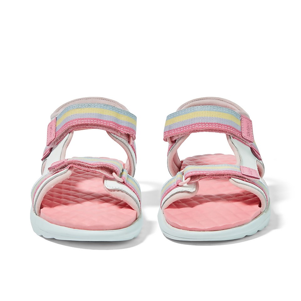 Junior Girls Kickster Leather White