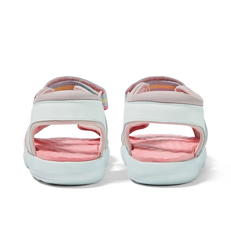 Junior Girls Kickster Leather White