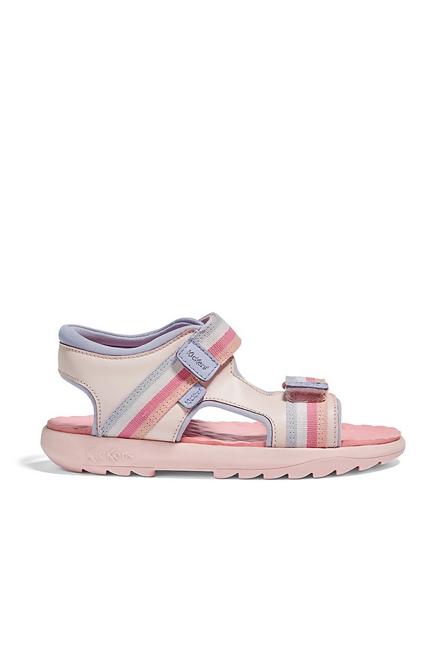 Junior Girls Kickster Leather Pink