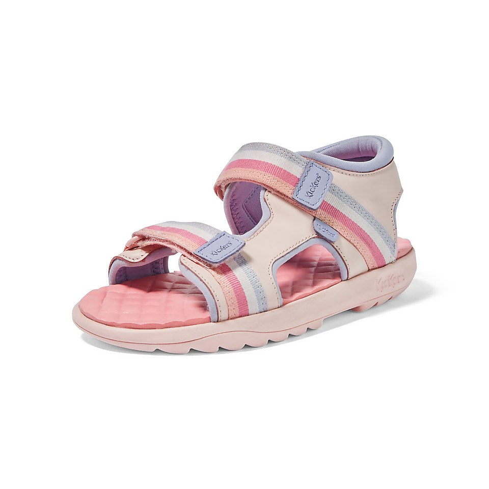Junior Girls Kickster Leather Pink