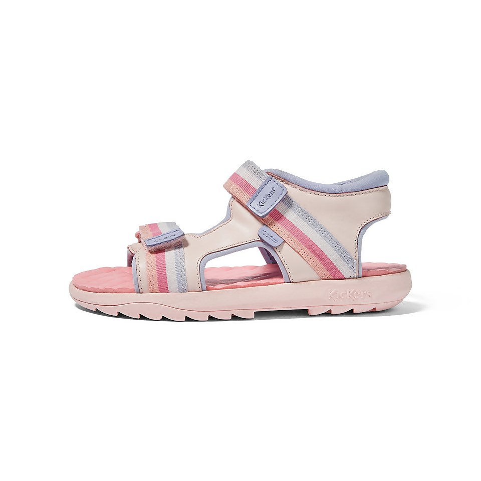 Junior Girls Kickster Leather Pink
