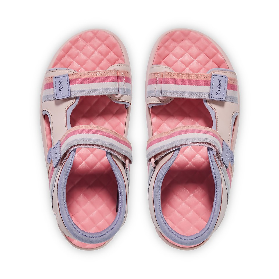 Junior Girls Kickster Leather Pink