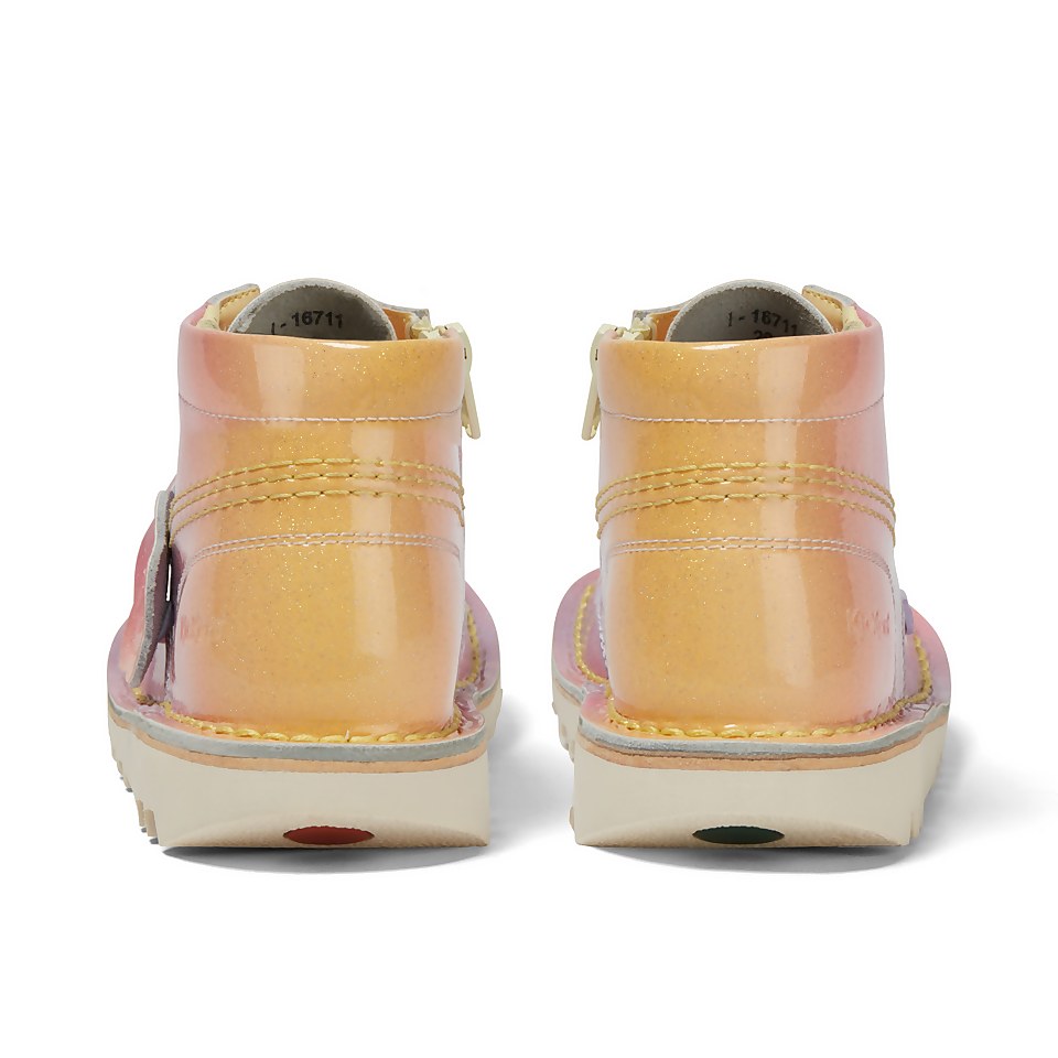 Infant Girls Kick Hi Sunrise Leather Pink