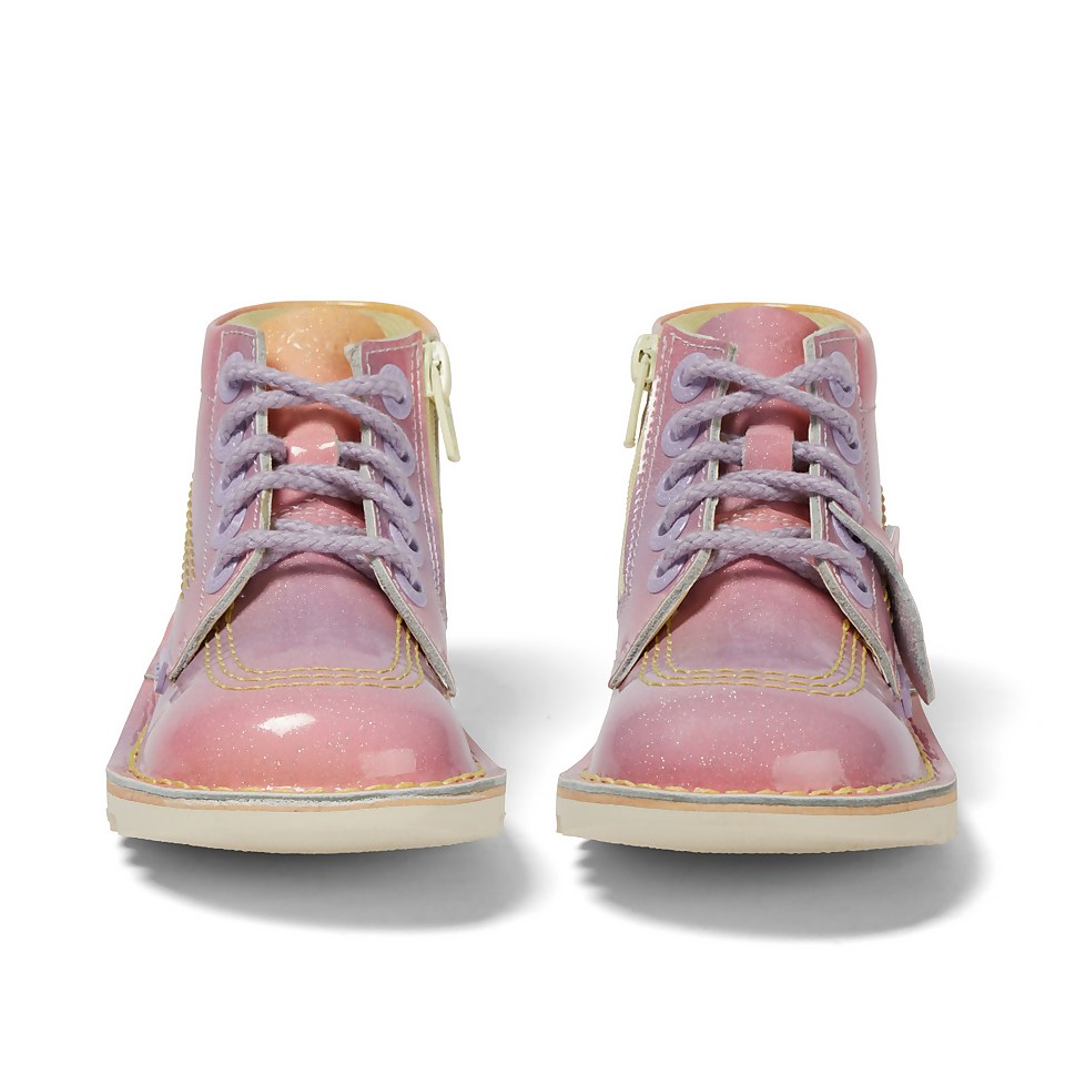 Infant Girls Kick Hi Sunrise Leather Pink
