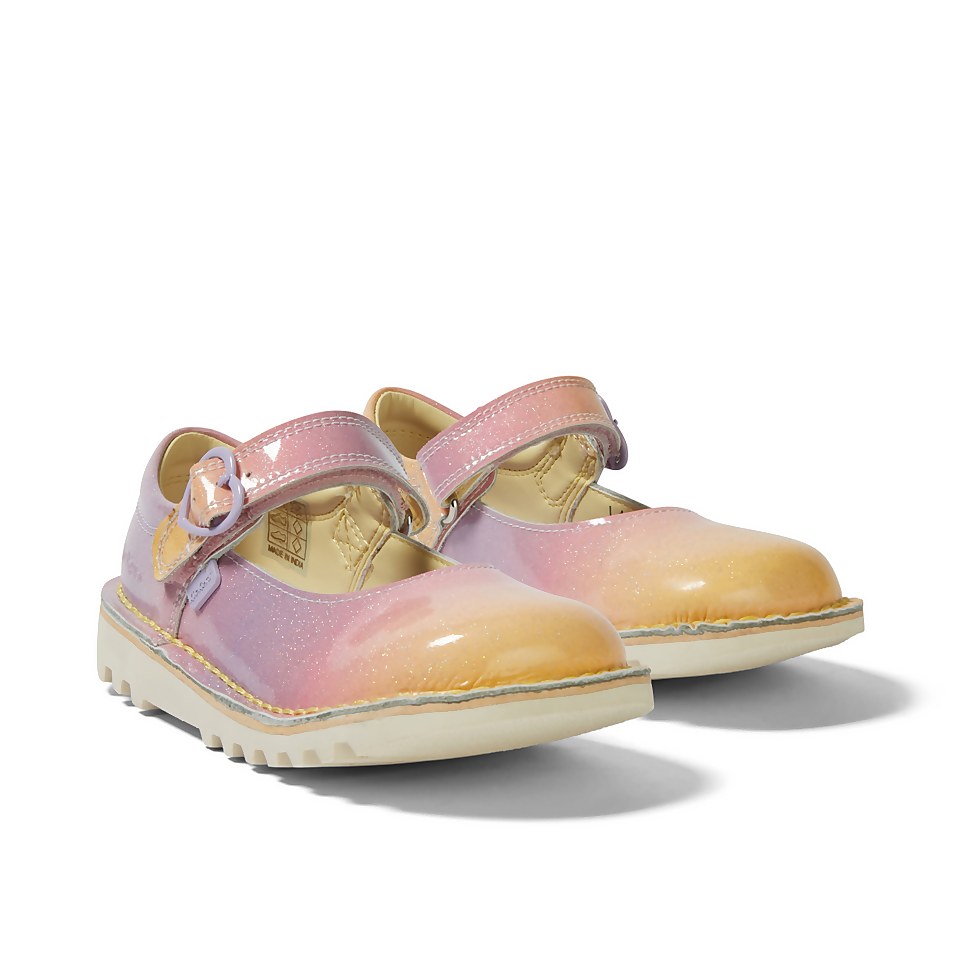 Infant Girls Kick MJ Sunrise Patent Leather Pink
