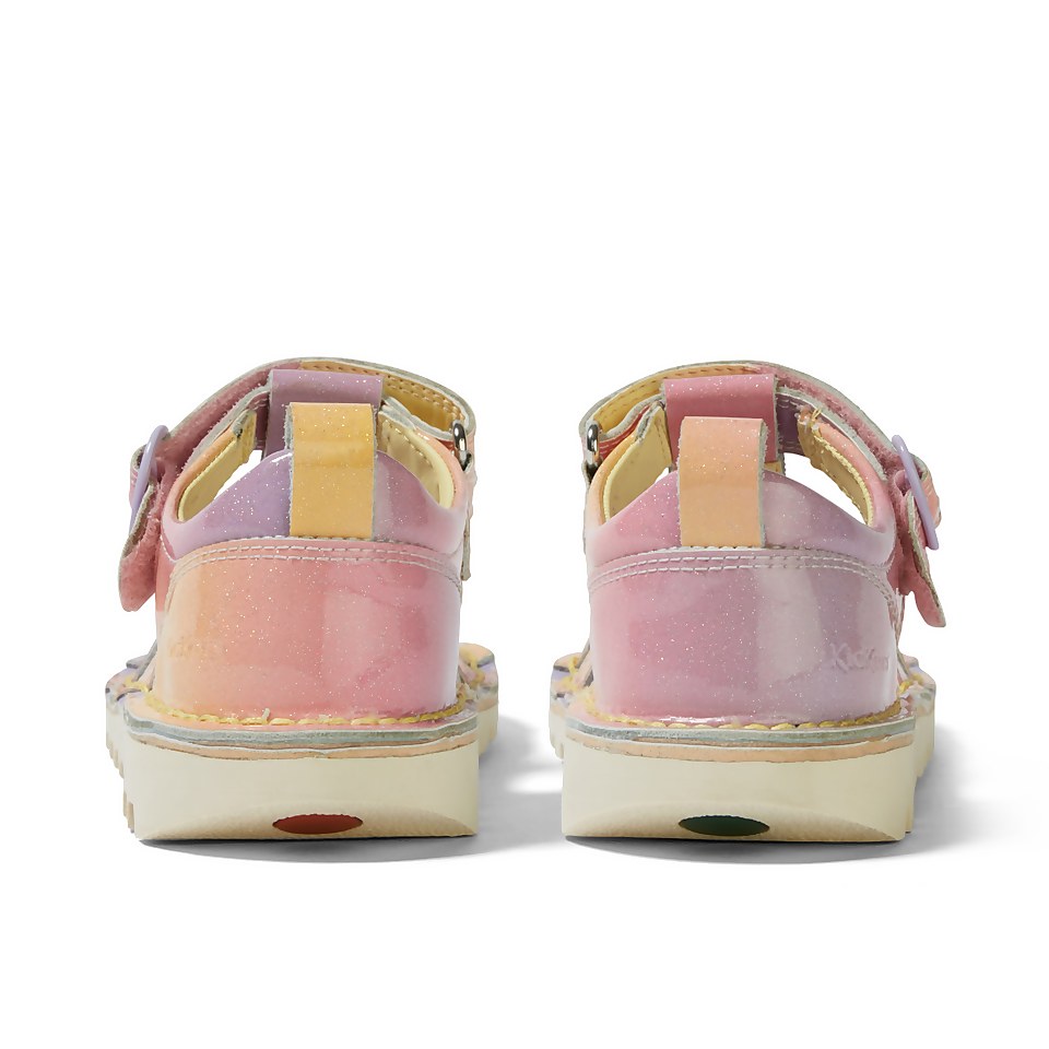 Infant Girls Kick Sandal Sunrise Patent Leather Pink