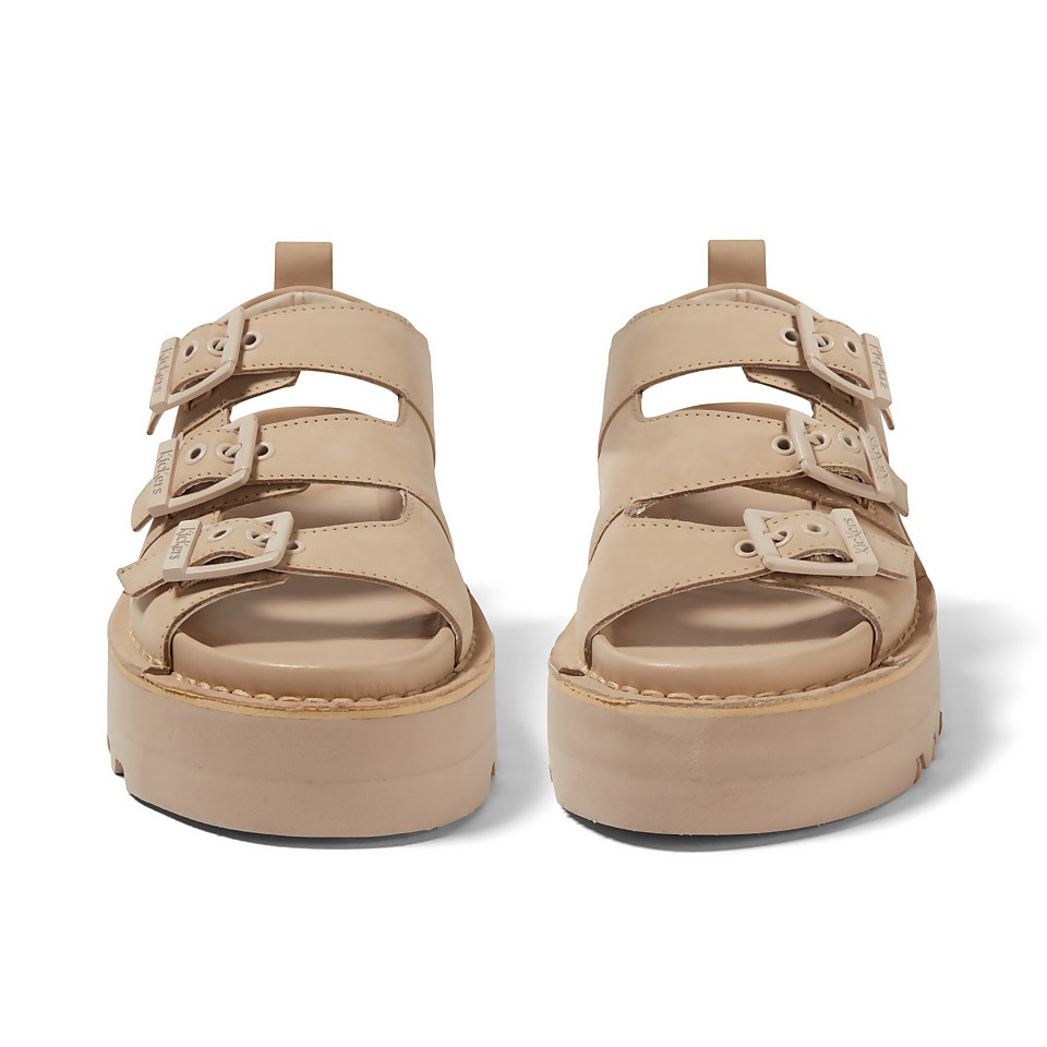 Adult Women's Knox Lo Buckle Leather Beige