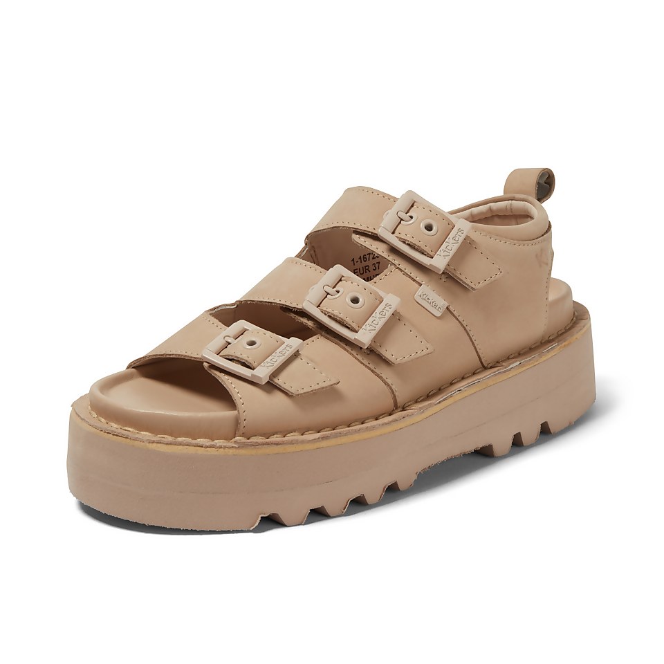 Adult Women's Knox Lo Buckle Leather Beige