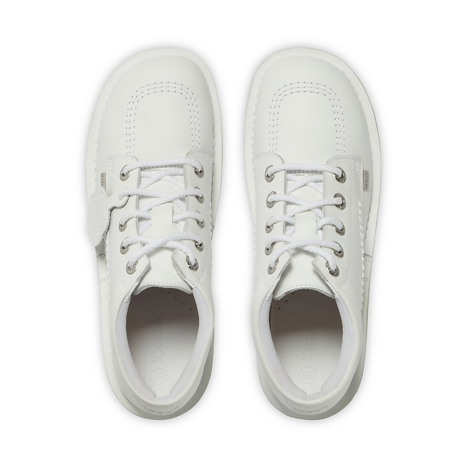 Adult Women's Kick Hi Stack Leather White