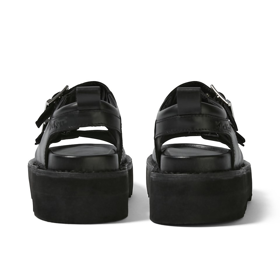 Adult Women's Knox lo buckle Sandal Leather Black