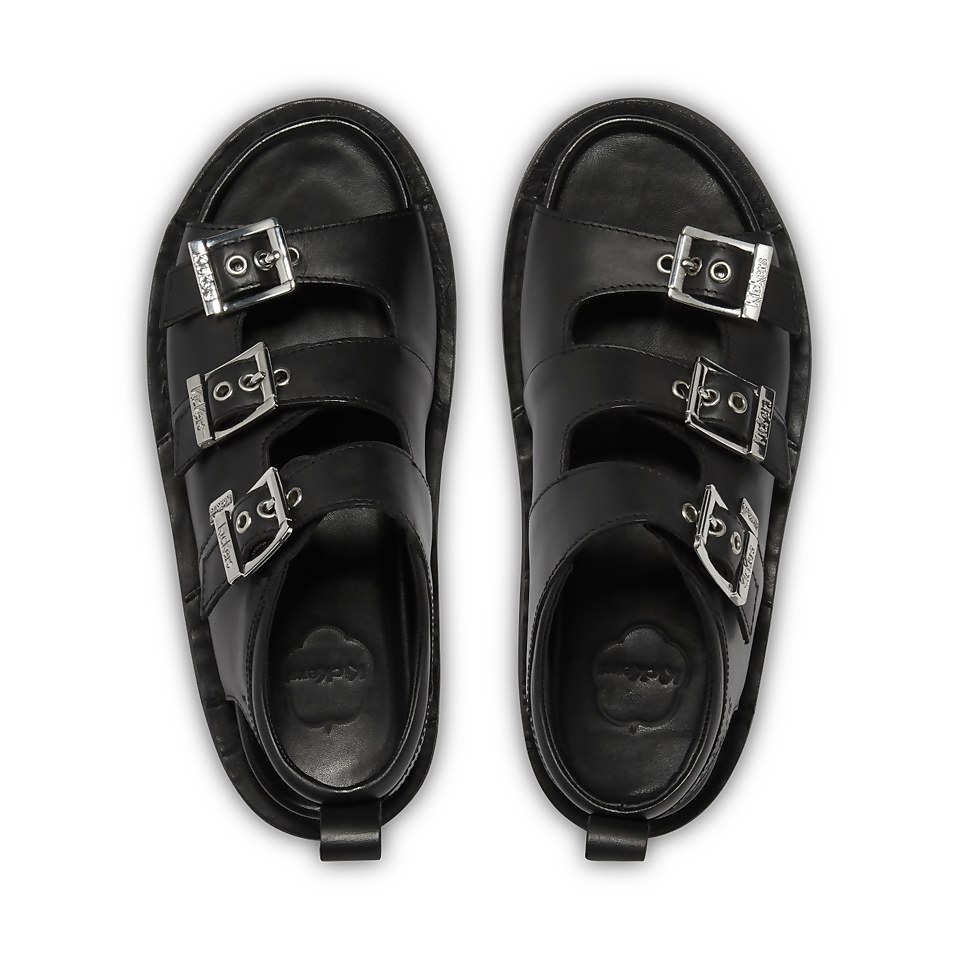 Adult Women's Knox lo buckle Sandal Leather Black