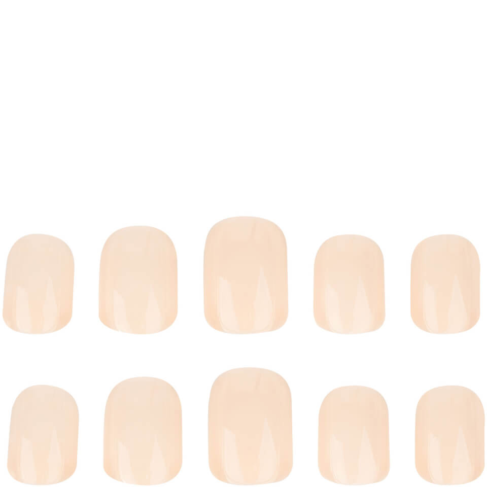 Nail HQ Square Nude Nails (24 Pieces)