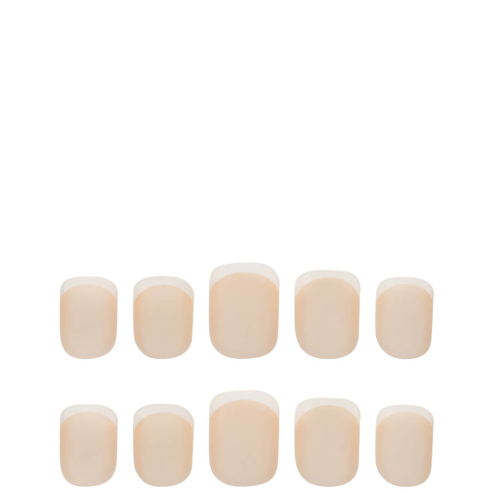 Nail HQ Square French Nails (24 Pieces)