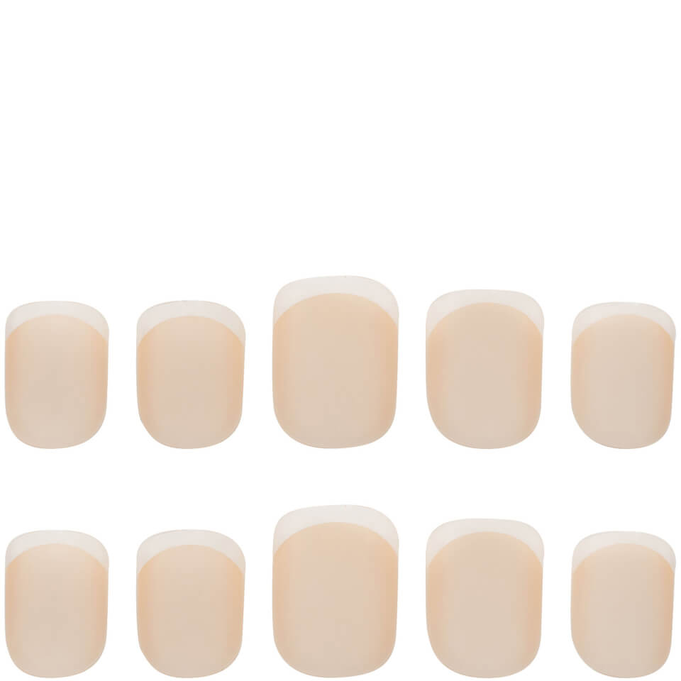 Nail HQ Square French Nails (24 Pieces)