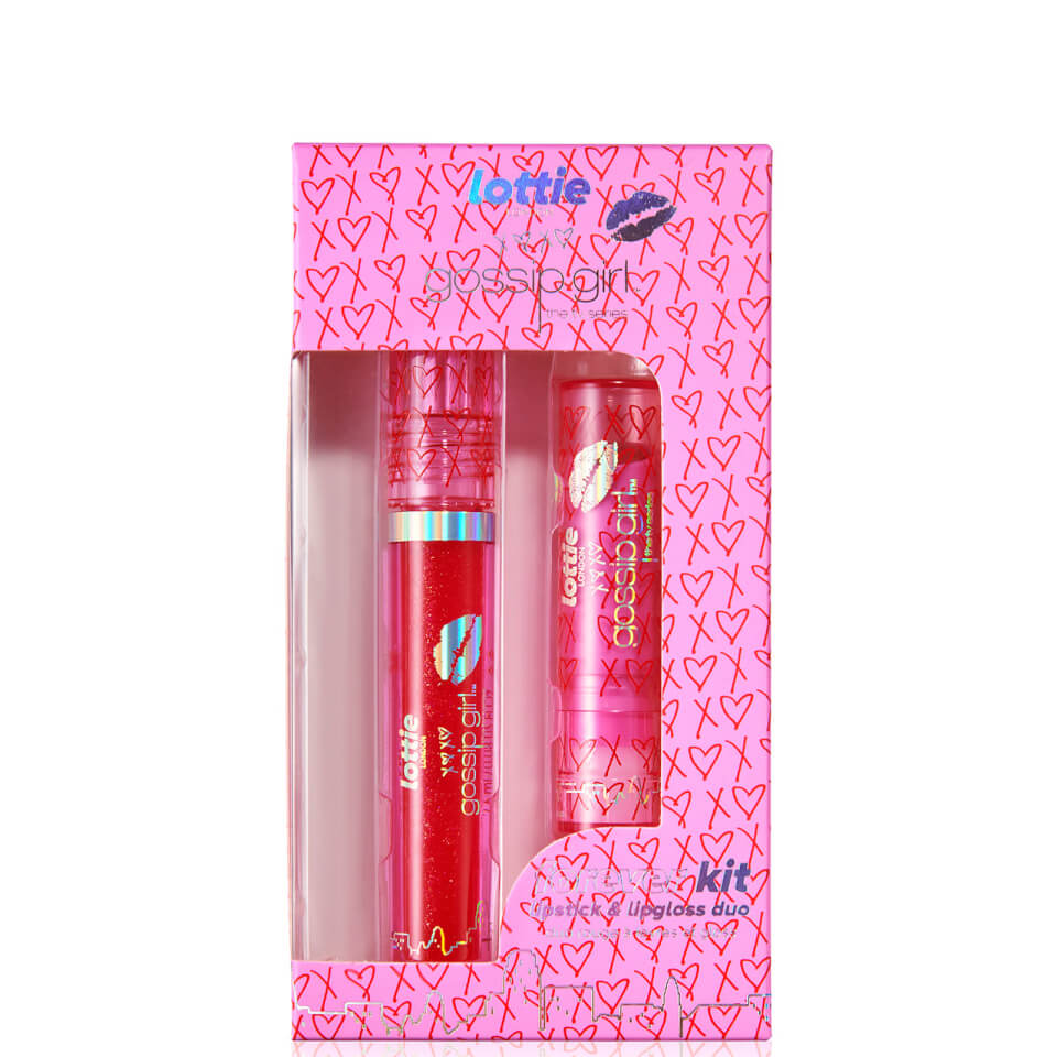 Lottie London Gossip Girl Forever Lipstick and Lipgloss Duo - 8 Letters
