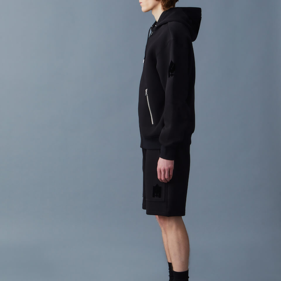 【Mackage】KRYS-ZP Chris ZP Hooded Zip-Up Black Mackage Men's Krys-Zp Zip Hoodie - Black - S | Coggles
