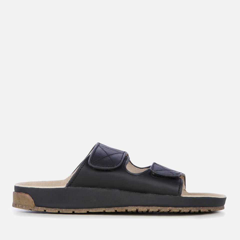 EMU Australia Women's Baza Leather Double Strap Sandals - Black - UK 3