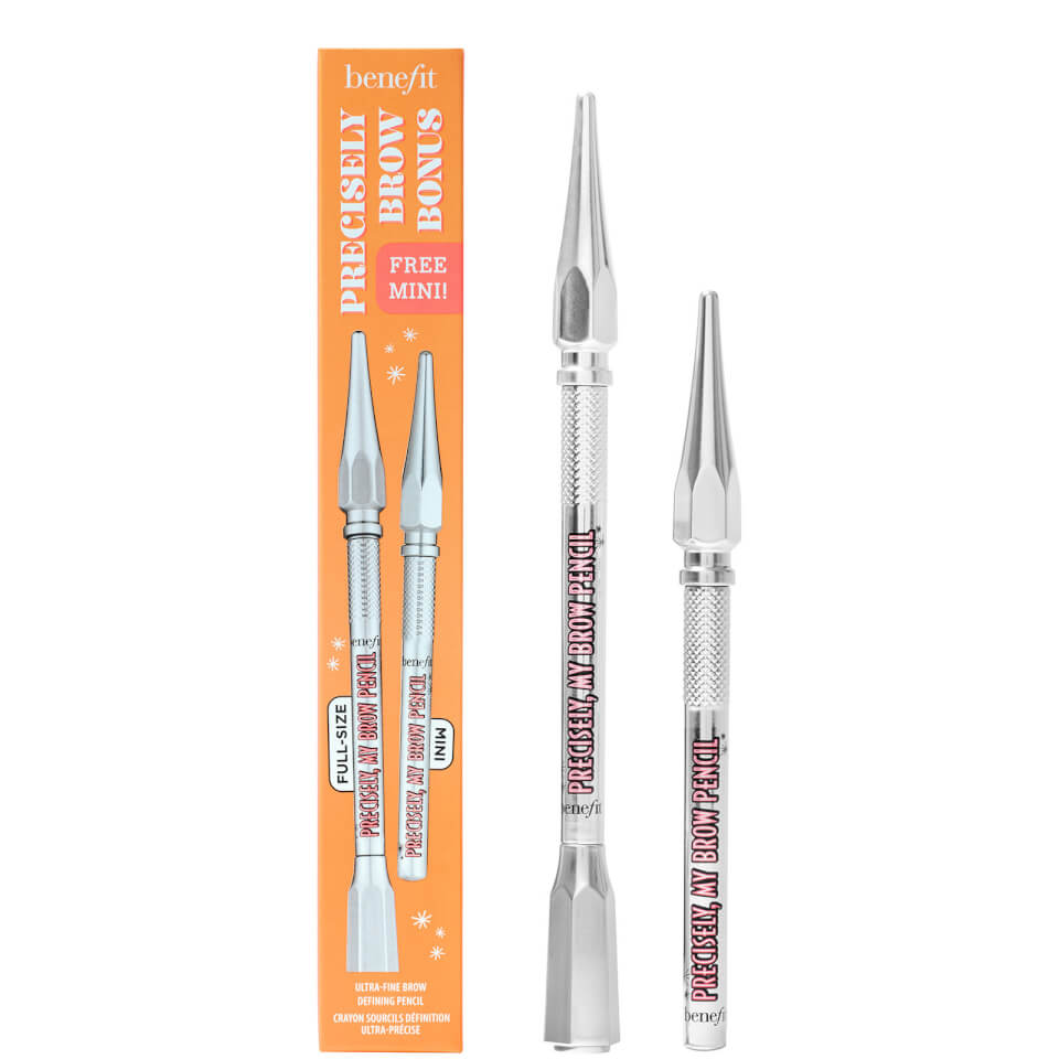 benefit Precisely Brow Bonus Ultra Fine Eyebrow Defining Pencil Duo Set - 2 Warm Golden Blonde