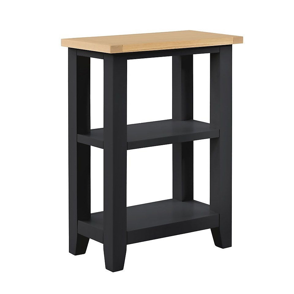 Ashstead Tall Side Table Charcoal Homebase