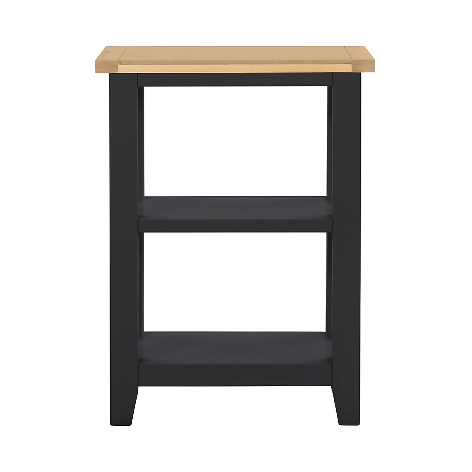 Ashstead Tall Side Table Charcoal Homebase