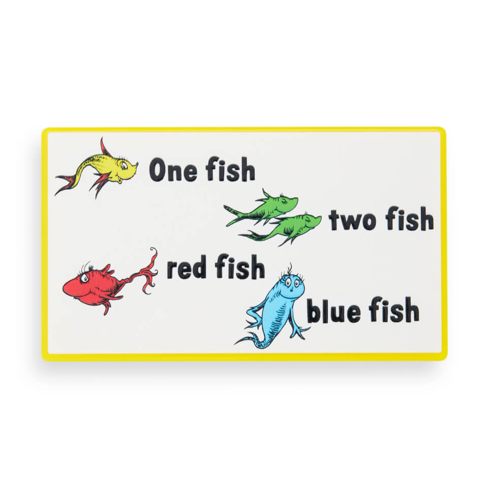 I Heart Revolution x Dr. Seuss One Fish Two Fish Red Fish Blue Fish Shadow Palette