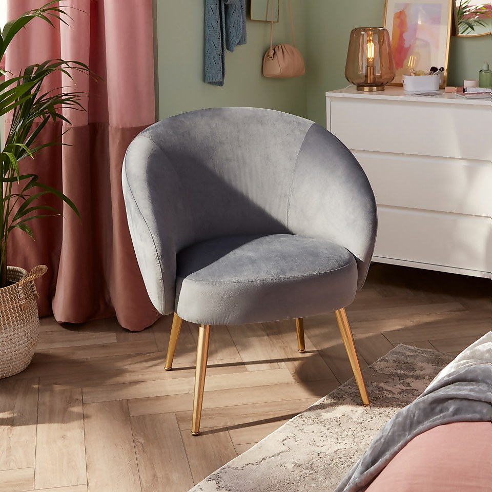 Bella Occasional Chair - Grey