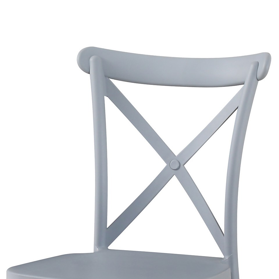 Bruce Bistro Chair - Grey