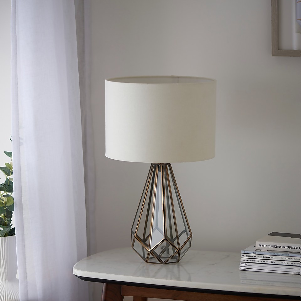 Polly Table Lamp - Antique Brass