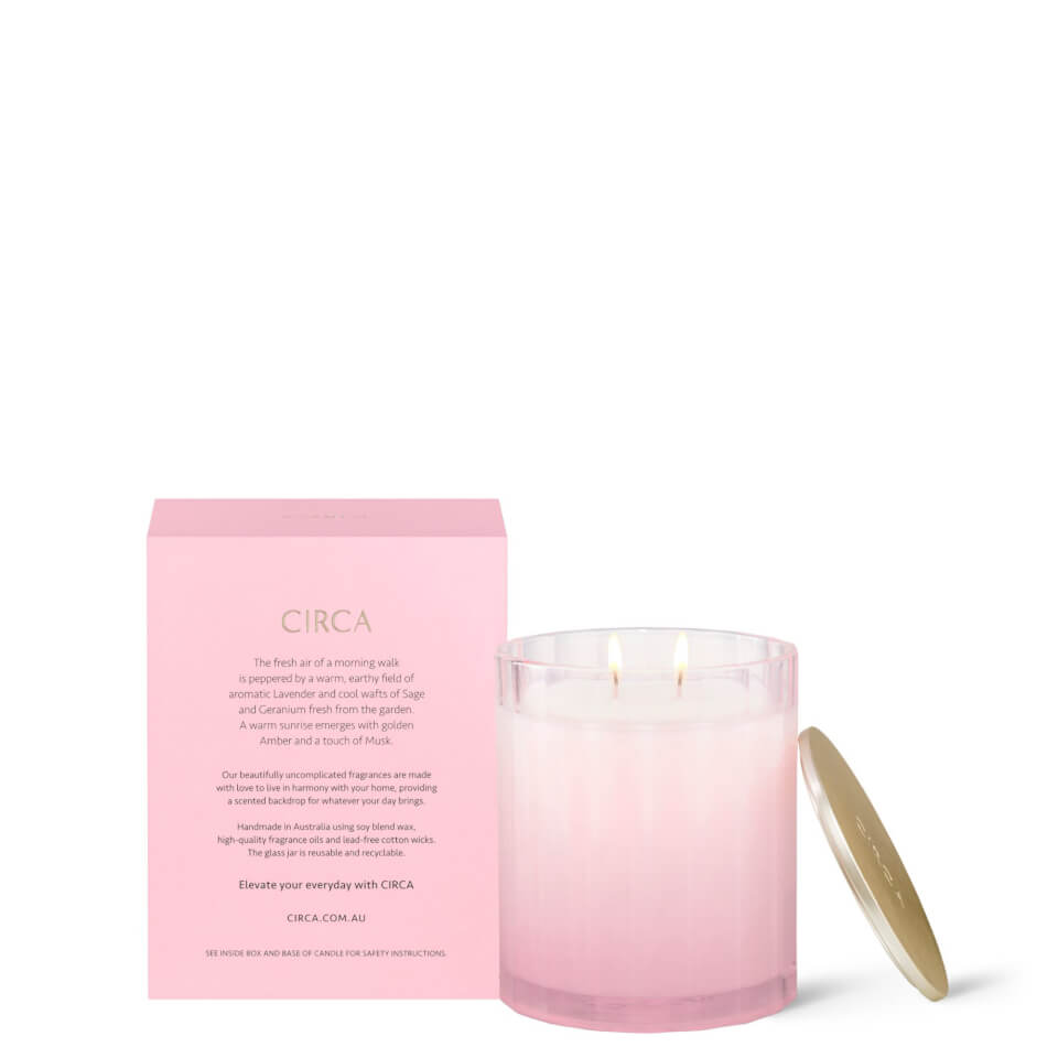 CIRCA White Lavender and Sage Scented Soy Candle 350g