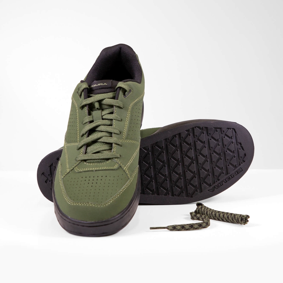Hummvee Flat Pedal Schuh für Herren - Olivgrün